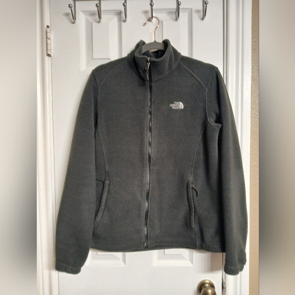 🖤The North Face Faded Black Fleece Jacket - Size L